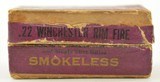 22 Winchester Rim Fire Smokeless WRF-33 1914 Issue Full Box Scarce - 2 of 7