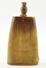 Antique Flattened Horn Priming Flask - 1 of 6