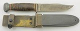 WWII U.S. Navy Mark 1 Pal Fighting Knife and Hard Plastic Mk1 Sheath - 1 of 10