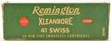 Remington Kleanbore .41 Swiss Rimfire Ammo - 1 of 6
