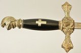 Knights Templar Silver-Mounted Ceremonial Sword by M.C. Lilley & Co. - 3 of 15