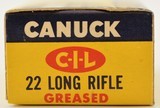 Canuck 22 LR Greased Ammo Late 1960s - 2 of 7
