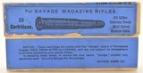 Scarce Full Savage Arms 303. 15 Covered Miniature 2pc Box - 1 of 6
