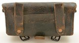 Civil War Spencer Cartridge Box Leather Pouch J. Davy Co. - 3 of 7