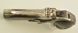 Engraved Belgian Copy of a Remington-Elliot O/U Derringer - 7 of 11