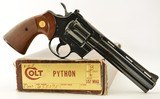 1976 Colt Python Revolver With Original Box And Papers - 1 of 15