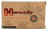 Hornady Dangerous Game Ammo 458 Win Mag 500 Grain DGS 20 Rds. - 1 of 3