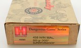 Hornady Dangerous Game Ammo 458 Win Mag 500 Grain DGS 20 Rds. - 2 of 3