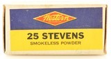 Excellent Western Bullseye Box 25 Stevens Rim Fire 50 Rounds - 6 of 8