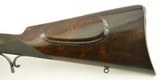 British Percussion Scoped Sporting Rifle Cased w/ Gold Inlay - 13 of 15