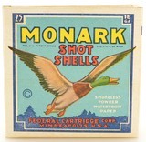 Monark Mallard Shot Shells 16 GA 2 1/2" #8 Shot Ammo Excellent - 6 of 8