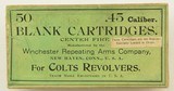 Early Winchester 45 Long Colt Blank Ammunition "Loaded to Order" - 1 of 7