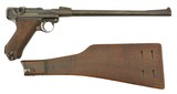 DWM Luger Pistol Carbine Model 1920 Scarce Parts Gun