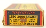 Winchester “1945" Box 250-3000 Savage Full Box Ammo - 3 of 7