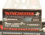 Winchester Ranger LE 9mm +P+ Ammo T-Series 127 Grain 100 Rds - 2 of 3