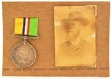 Rare South African Boer War Medal Awarded to Burg. S.W. Combrinck - 1 of 9