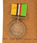 Rare South African Boer War Medal Awarded to Burg. S.W. Combrinck - 3 of 9