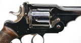 Extremely Rare Broad Arrow Marked Webley WG Target Model 1892 Revolver - 3 of 15