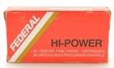 Full Box Federal 9mm Luger Ammo 115 Grain JHP Hollow Point - 1 of 3