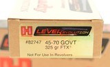 Lever Revolution 45-70 Hornady Ammo 325 Grain FTX 40 Rounds - 2 of 3