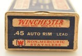 Winchester“1932" Type Non-Mecuric Staynless 45 Auto Rim Ammo - 2 of 8