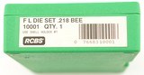 RCBS Reloading 2 FL Die Set 218 Bee #10001 Ammo Reload - 3 of 3