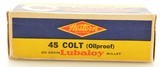 Excellent Full Western Target Box 45 Colt Ammo 255 GR Lubaloy - 5 of 7