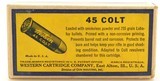 Excellent Full Western Target Box 45 Colt Ammo 255 GR Lubaloy - 6 of 7