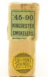 Full Box Winchester 45-90 Patched Metal Bullets Soft-Point Ammo - 3 of 7