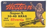 Western “Grizzley" Box 30-40 Krag 180 GR Silvertip Ammo - 1 of 7