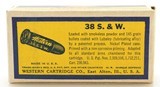 Excellent Western Target Box 38 S&W Ammo 145 GR Lubaloy - 6 of 7