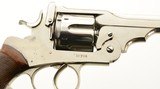 Early Webley WG Army Model 1896 Revolver Nickel - 3 of 15