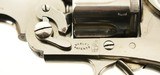 Early Webley WG Army Model 1896 Revolver Nickel - 8 of 15