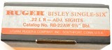 Excellent Ruger Bisley Single-Six 22 LR Mfg 1986 LNIB Engraved Cylind - 13 of 14