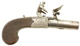 British Muff Pistol with Naval Motif by John Manton & Son - 1 of 15