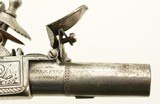 British Muff Pistol with Naval Motif by John Manton & Son - 4 of 15