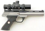 Excellent Colt Target Model 22 Pistol W/Tasco Pro Point Sight Stainles - 1 of 11