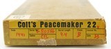 Superb Colt “G" Series Peacemaker 22 SA Revolver NIB C&R - 15 of 15
