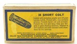 Western “bullseye" Box 38 Short Colt 130 Gr Lubaloy 50 Rds Ammo Excell - 6 of 7