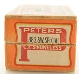 Early Peters 38 Special Full Box Ammunition 50 Rounds - 2 of 7