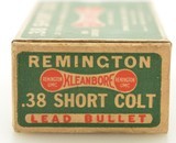 Remington “Dog Bone" 38 Short Colt Ammo 125 Gr 50 Rds - 2 of 6