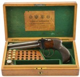 Rare Cased Charles Lancaster Four-Barreled Pistol Thorn’s Patent - 2 of 15