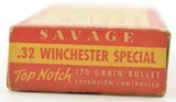 Savage “Indian Chief" Logo 32 Win Special Ammo Excellent - 4 of 7