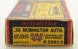 Winchester 35 Remington Ammo Grizzly Bear Box Silvertip - 2 of 7