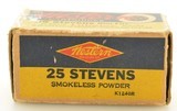 Full Box Western 25 Stevens Rim Fire Ammo Bullseye Box 50 Rds - 3 of 7