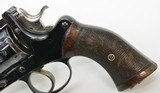 Rare Broad Arrow Marked Webley WG Target Model 1892 Revolver - 7 of 15