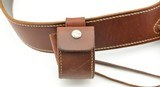 George Lawrence .22 Ruger Single Six Gun Belt, Holster, Cylinder Pouch - 5 of 8