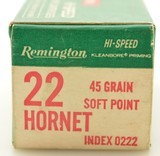 Remington 22 Hornet Ammo 45 Grain Soft-Point Bullets 50 Rds - 4 of 5