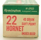 Remington 22 Hornet Ammo 45 Grain Soft-Point Bullets 50 Rds - 2 of 5