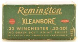 Remington Kleanbore 32-20 Ammunition 100 GR SP Full Box 50 Rds - 1 of 7